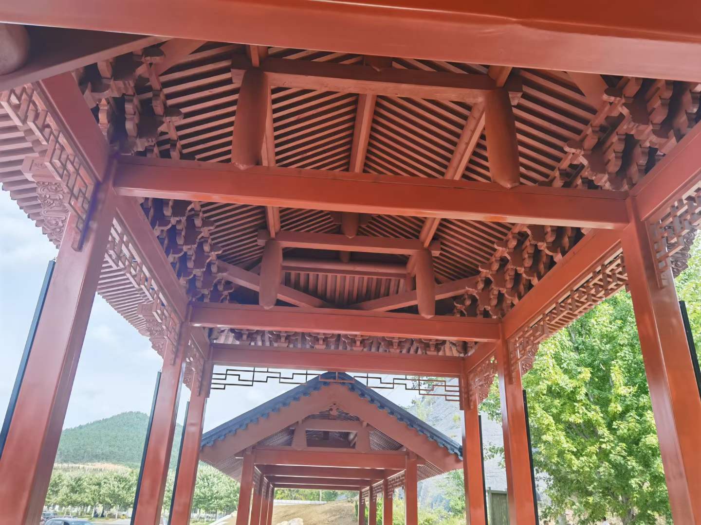 大连防腐木,大连防腐木栈道,大连园林景观